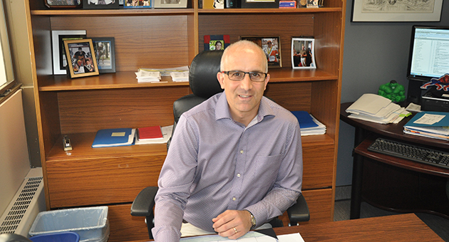 Paul Marotta at his desk