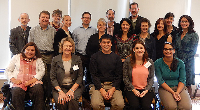 Group photo of the researchers and other members of the team that developed the new guidelines